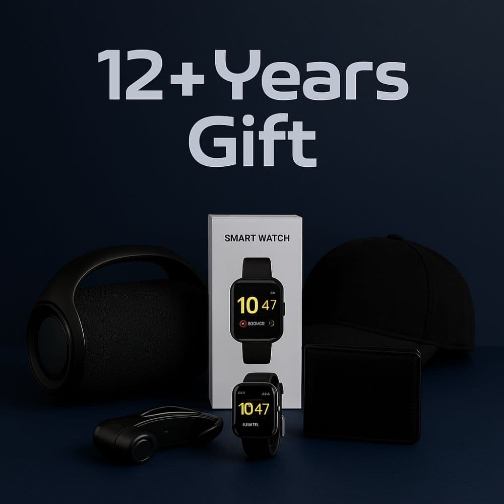 Bluetooth speaker, smart watch, and teen boy accessories for 12+ year old birthday gift – from Motumal Giftwala Ranchi