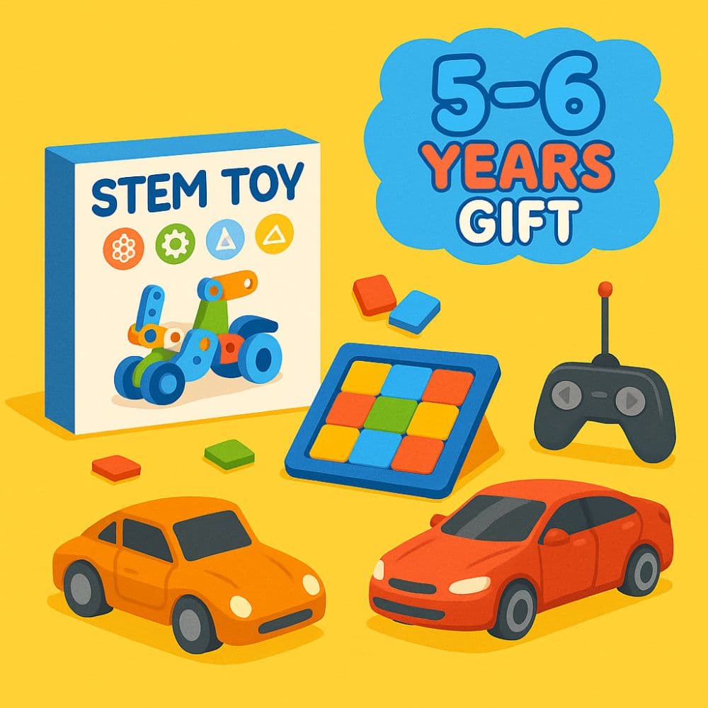 STEM toy, magnetic puzzle, and battery toy car for 5–6 year old boys – smart birthday gifts from Motumal Giftwala Ranchi