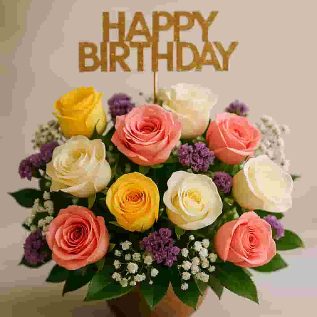 Birthday Flowers - Motumal Giftwala