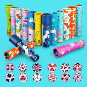 Colorful Kaleidoscope Toys for kids with unicorn, dinosaur and space themes – shows magical geometric designs from Motumal Giftwala Ranchi