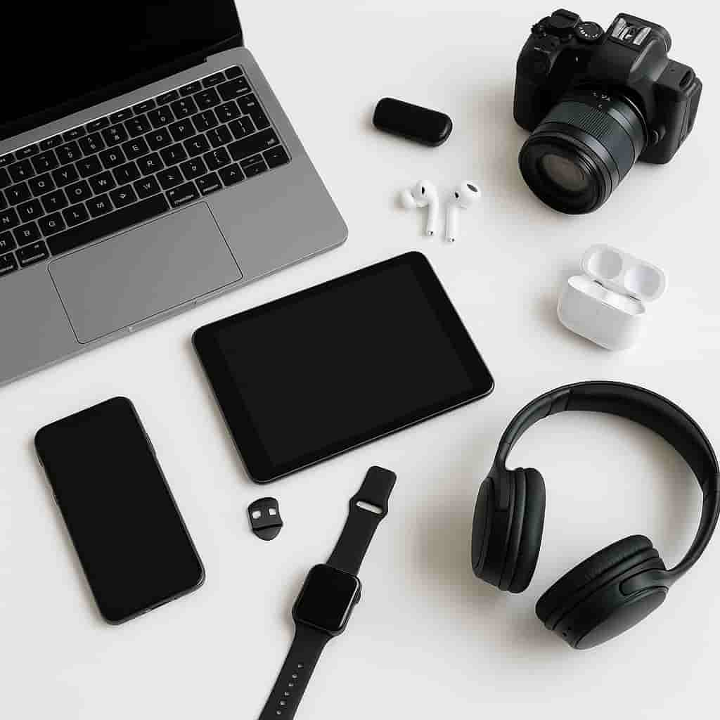 “Motumal Giftwala electronic gadgets gift collection featuring headphones, smartwatches, power banks, and tech accessories — ideal corporate and festive gifts in Ranchi with same-day delivery.”