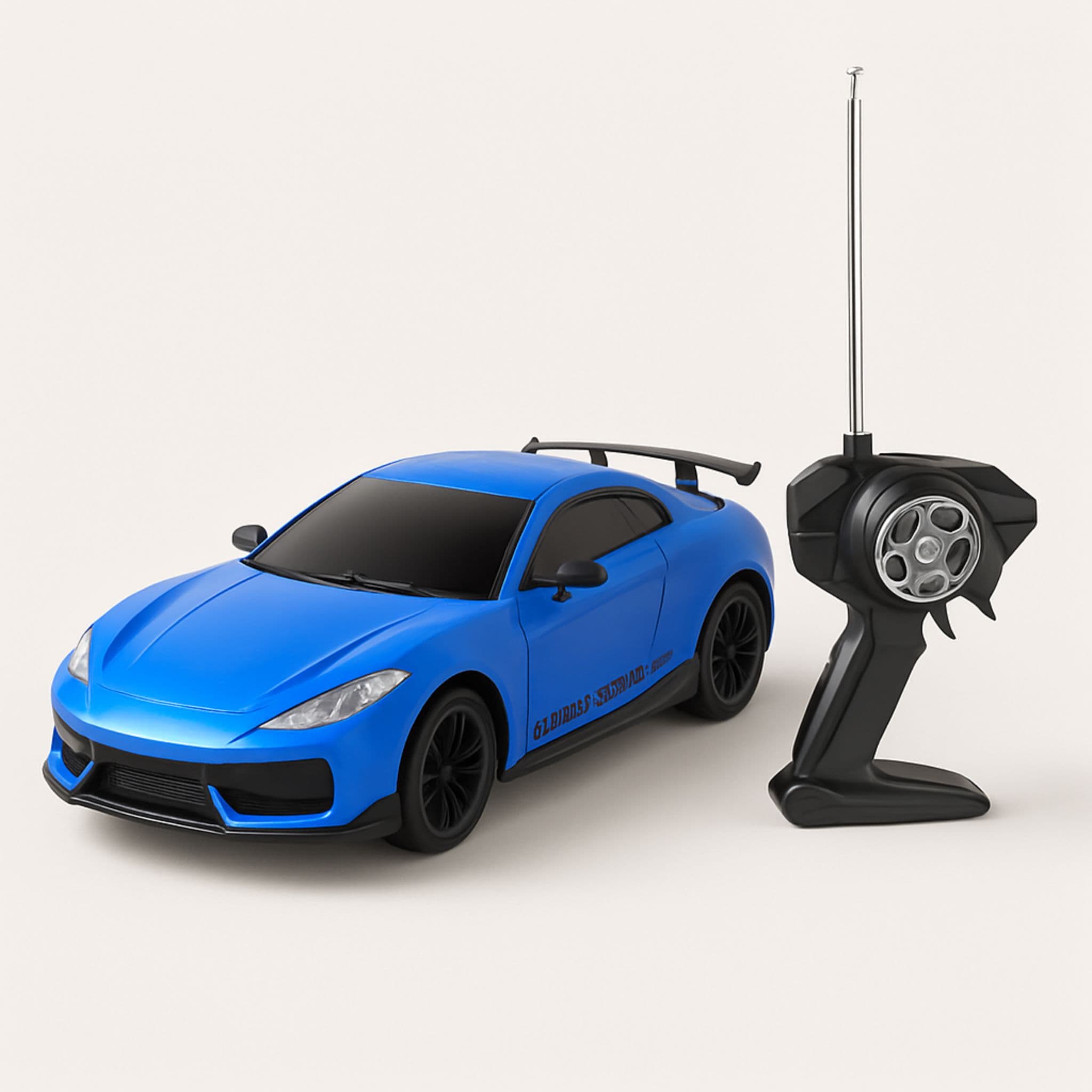 Remote control blue toy car for kids – rechargeable and fun vehicle gift | Motumal Giftwala Ranchi