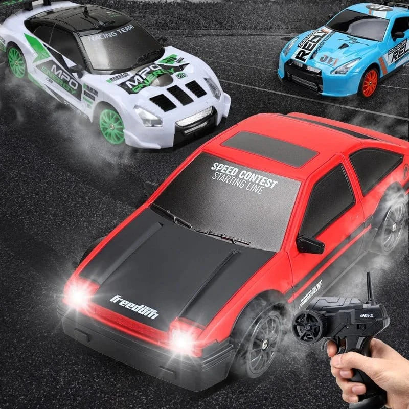 1:24 High-Speed RC Drift Car 4WD LED Illumination System Motumal-motumal