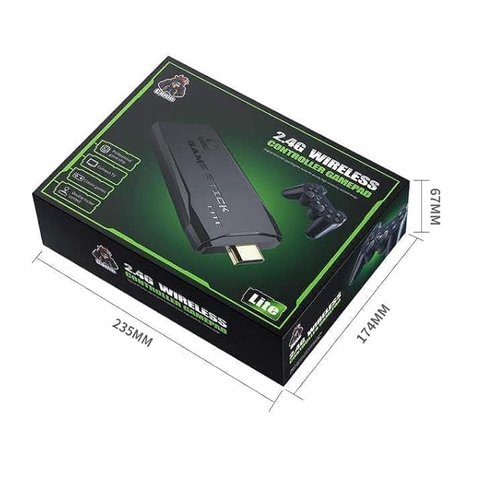 2.4G Wireless Game Controller HDTV DirectTV Output Motumal-motumal