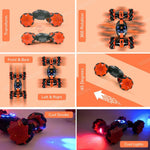360 Gesture Sensing RC Stunt Car Smoke Lights Motumal-motumal