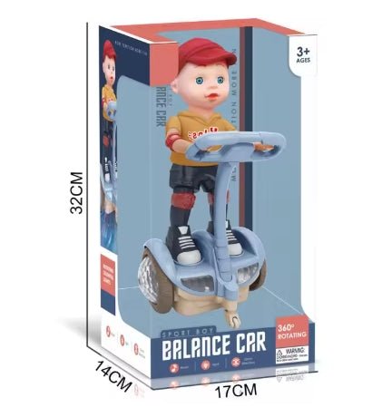 360 Rotating Balance Ride On Car Toy Music Lights Motumal-motumal