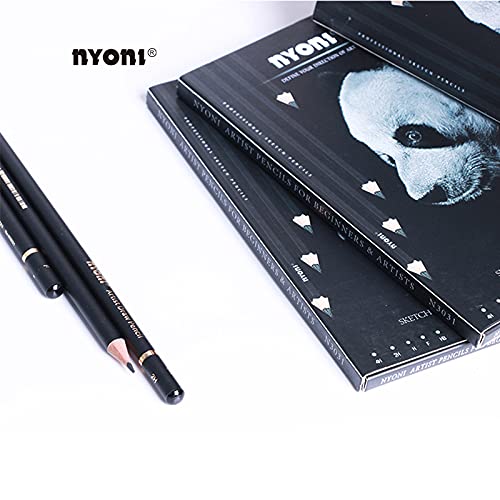 Ondesk Charcoal Pencil Sketch Kit 14 Pieces Drawing Shading Set