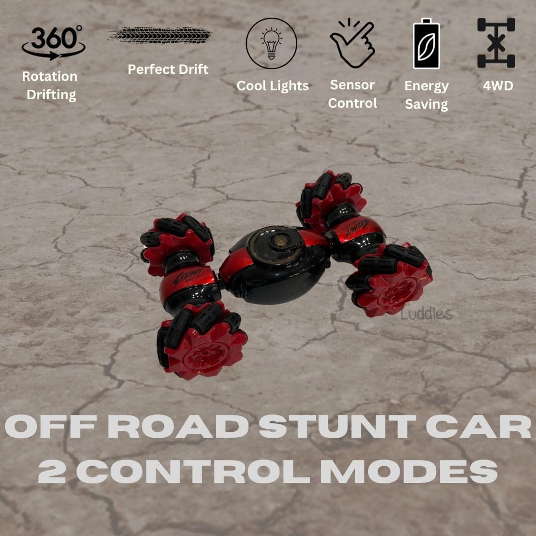 4WD RC Stunt Car Gesture Control Remote Off Road Drifting-motumal