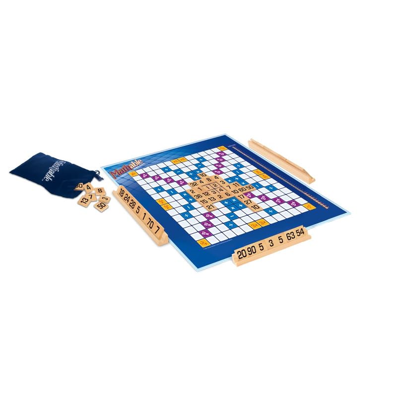 Scrabble board game with tiles and pieces on a white background