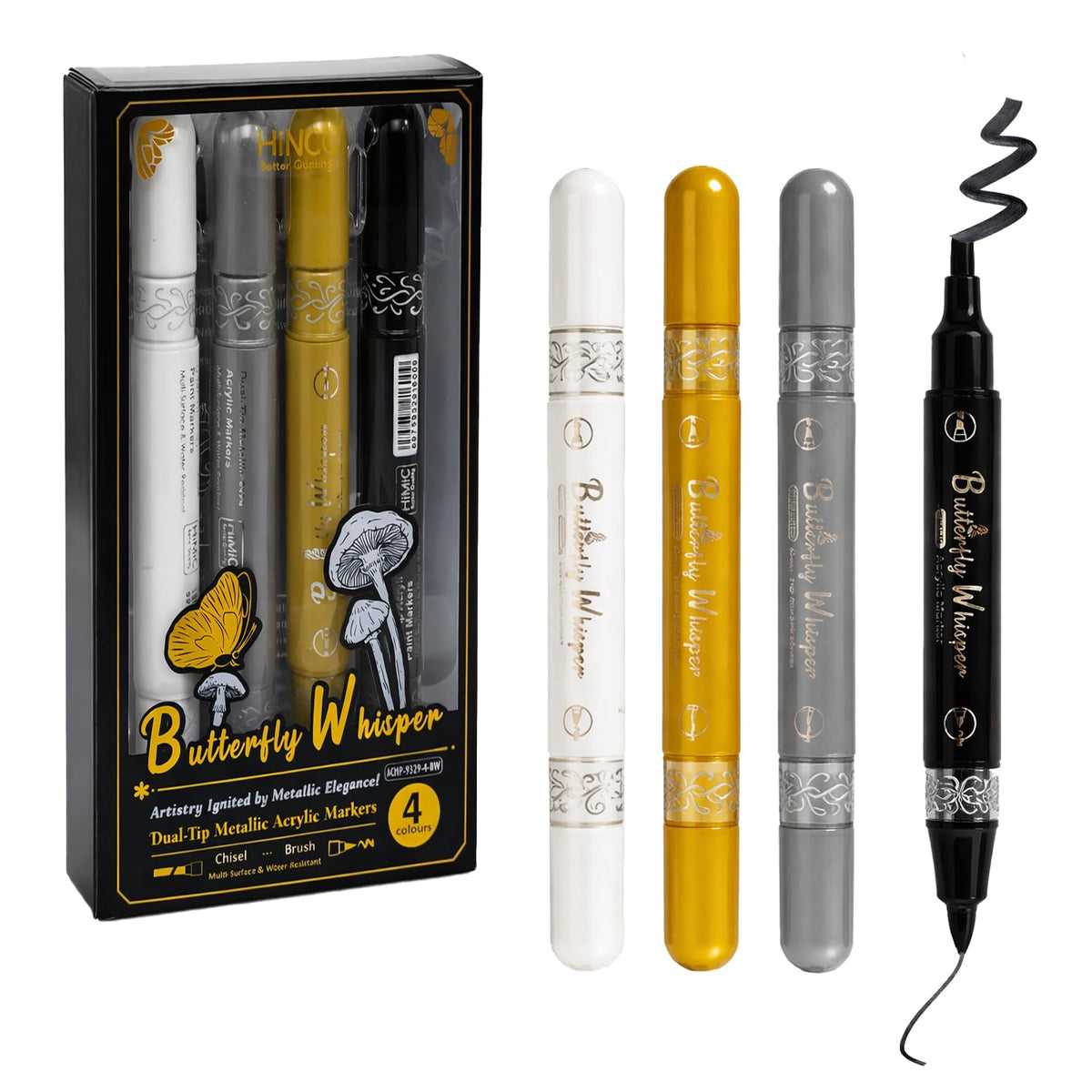 butterfly-whisper-metallic-acrylic-markers-set-dimension-4-colors-dual-tip-box
