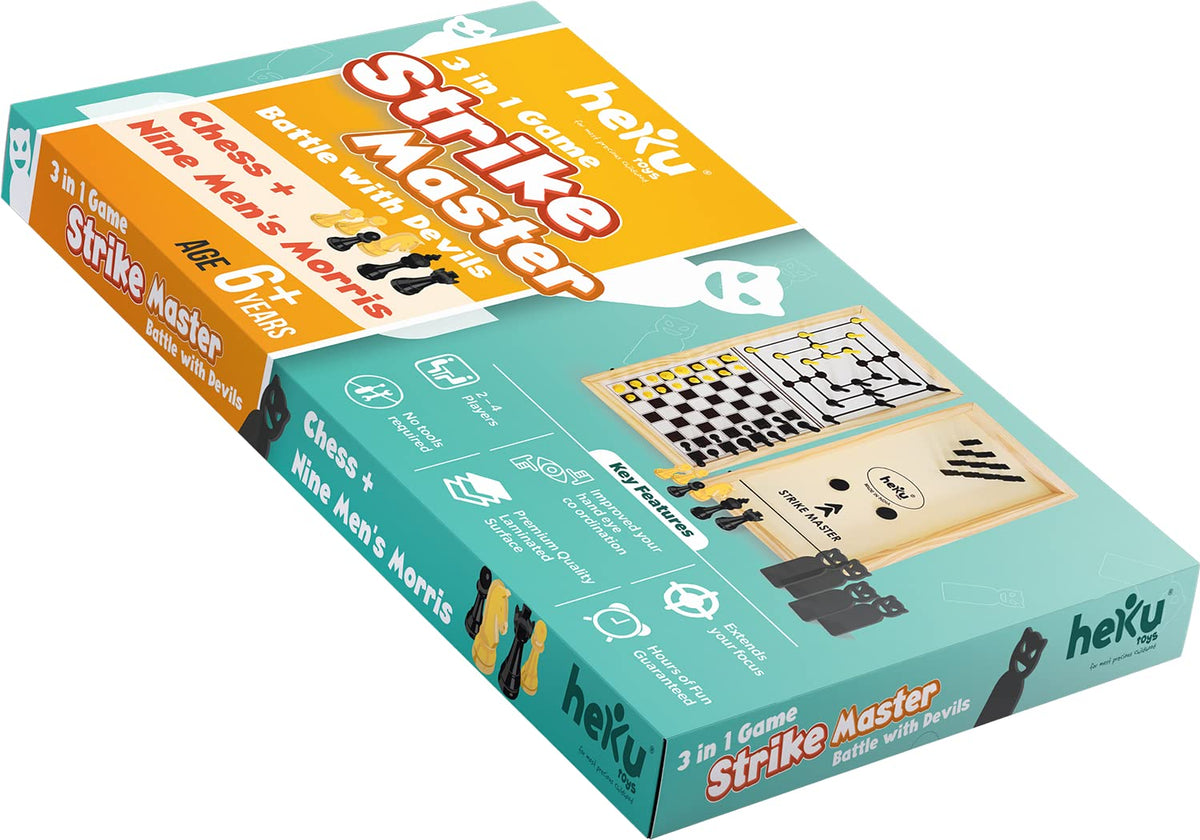 Hexu Strike Master board game box on a white background
