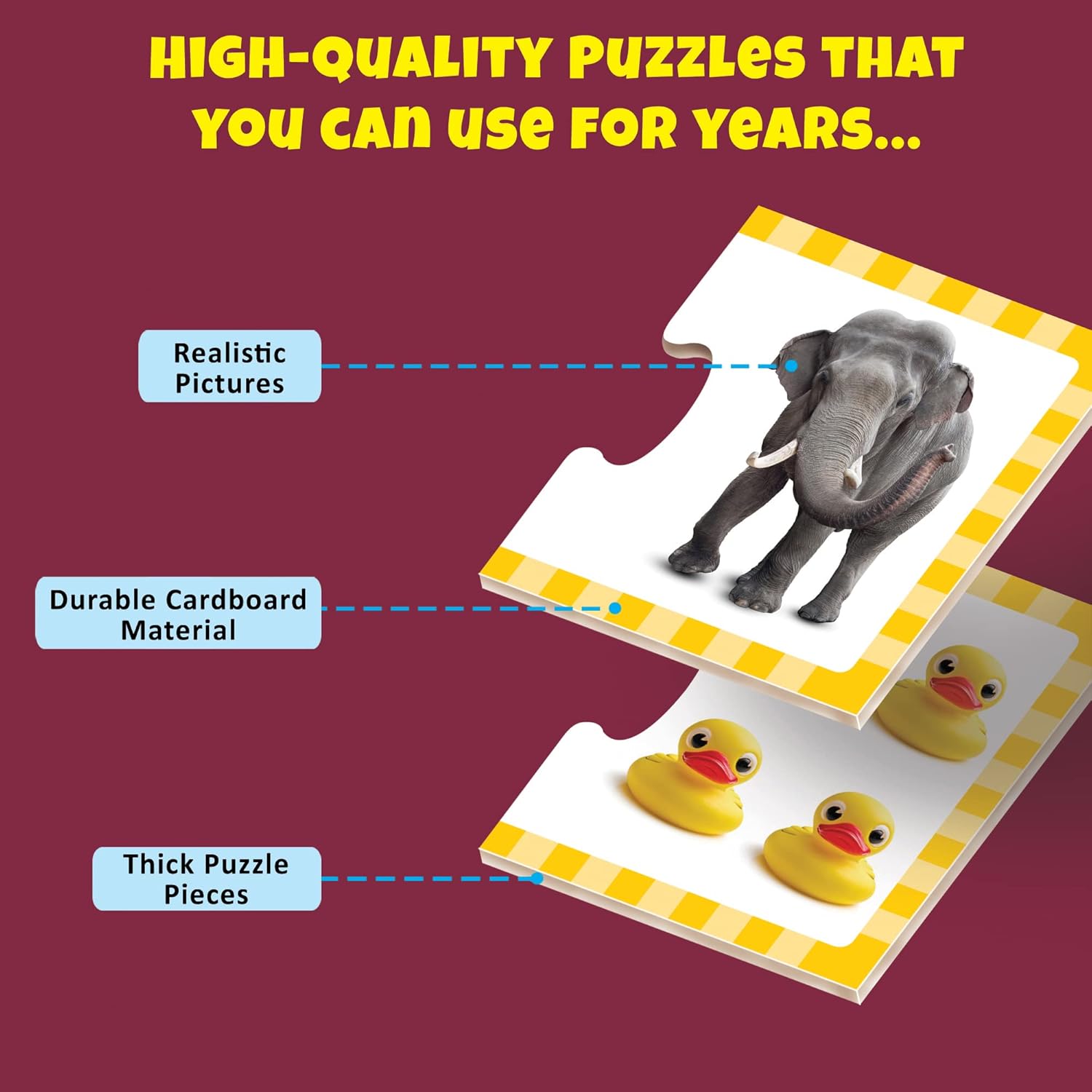Numbers Learning Puzzle Toddlers Educational Cards