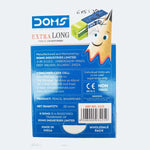 DOMS pencil sharpener packaging with a cartoon pencil character on a white background