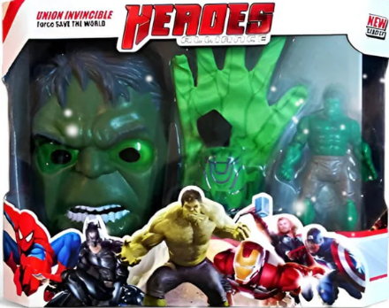 Hulk Superhero Action Figure Toy for Kids – Durable Avengers Hero Collectible & Fun Play Figure