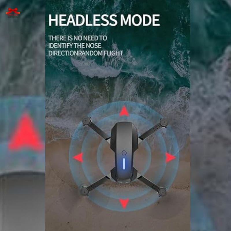 Agas E99 4K Dual Camera Foldable Drone Headless 360 Flip-motumal