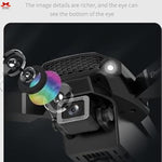 Agas E99 4K Dual Camera Foldable Drone Headless 360 Flip-motumal