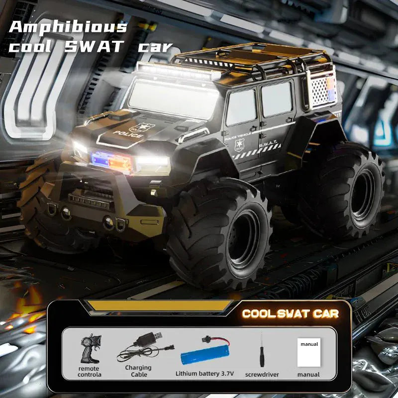 Amphibious RC Car Scale Waterproof 4WD Offroad Motumal-motumal