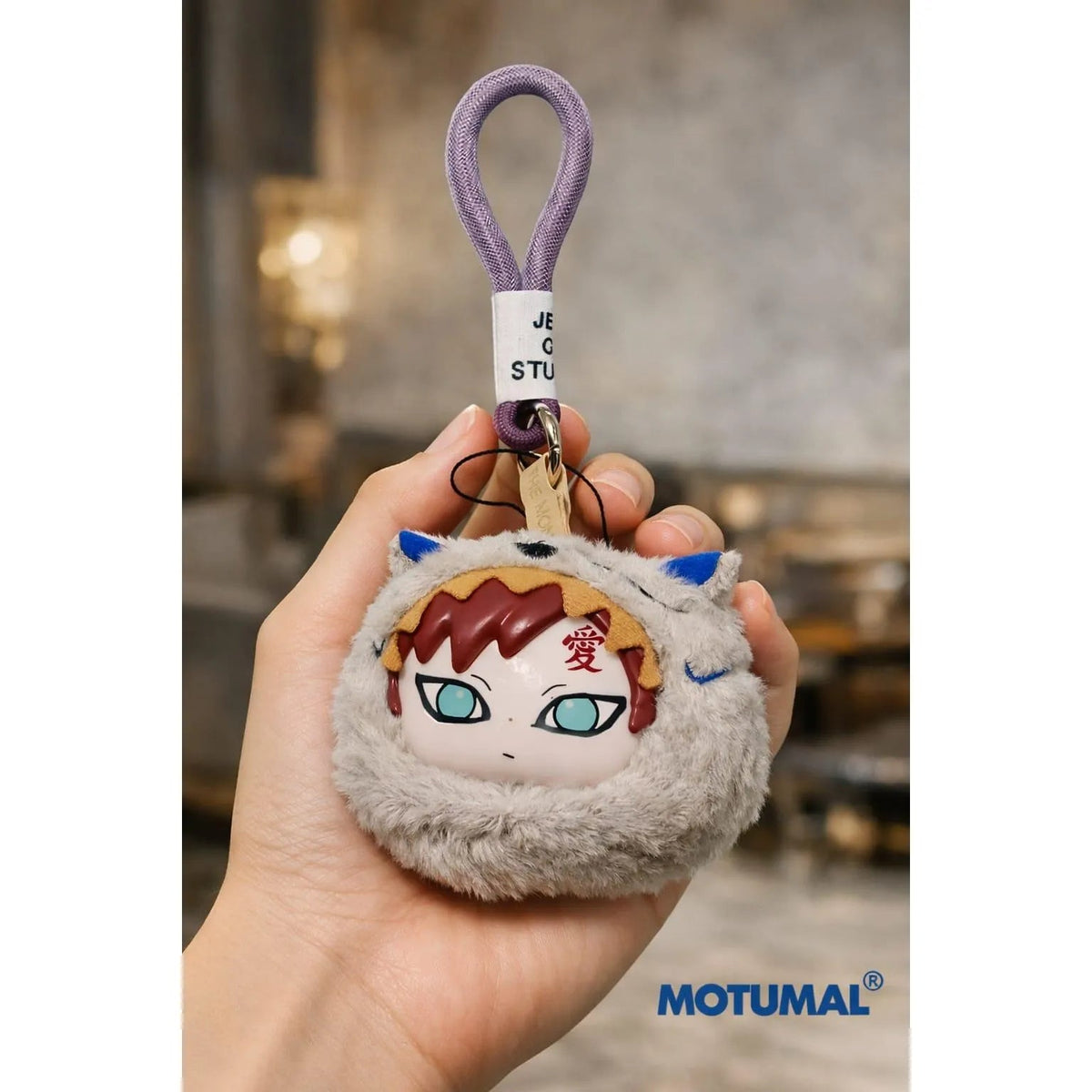 Anime Character Plush Keychain Furry Hoodie Cute Accessory Motumal-motumal