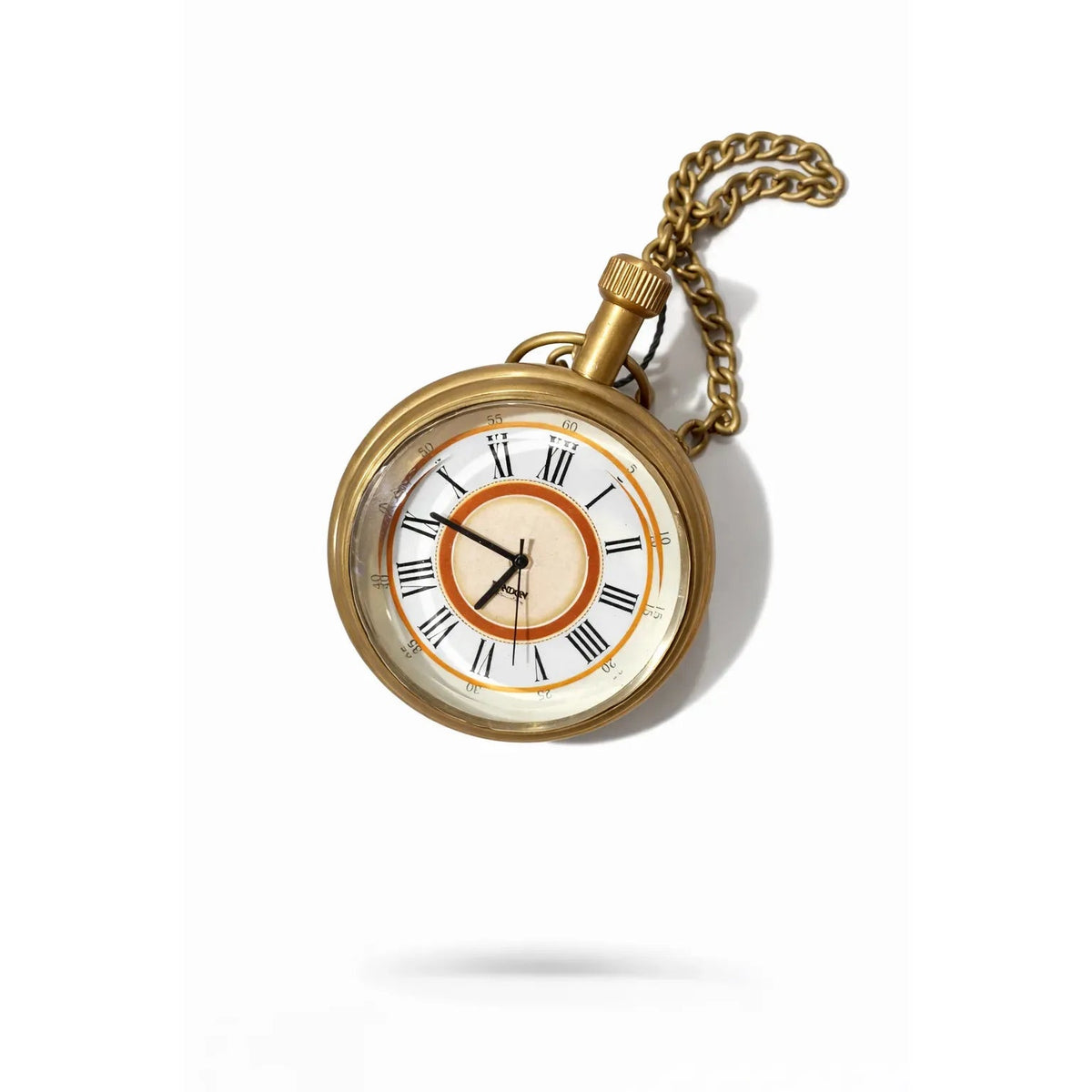 Antique Brass Pocket Watch Chain Pendant Vintage Motumal-motumal