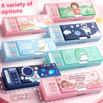 Automatic Pencil Case Deformation Large Capacity Storage Motumal-motumal