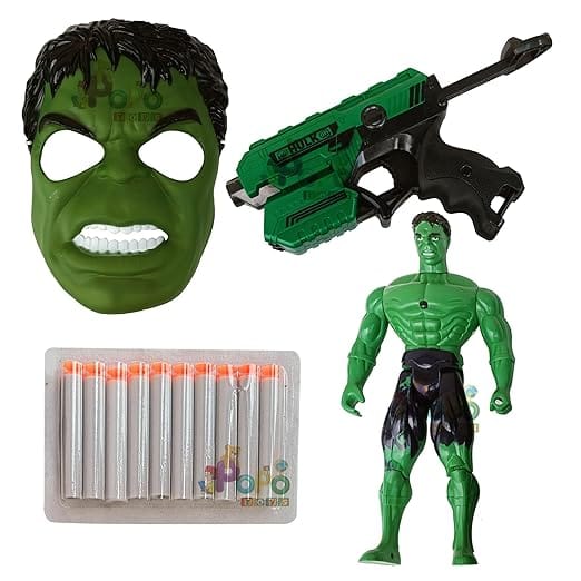 Avengers Blaze Storm Foam Darts Blaster Toy Mask Included-motumal
