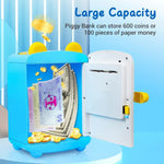 Bear Coded Lock Piggy Bank Colorful Beads Kids Gift Motumal-motumal
