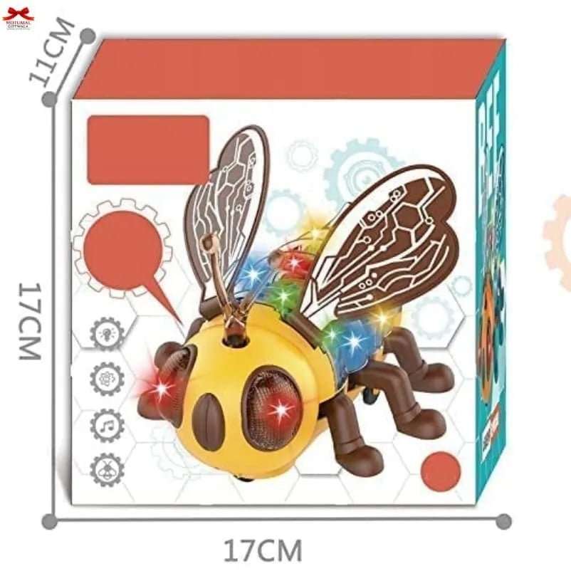 Bee Cogs Lights Musical Crawling Toy Flashing Colors Motumal-motumal