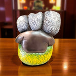 Black Stone Ganesha Idol Pineapple Base Home Decor Motumal-motumal