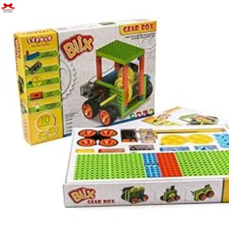 Blix Gear Box Motorised Construction Toy STEM Educational Gift Motumal-motumal