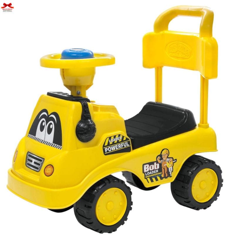Bob Loader Lightweight Ride On Push Car Toddlers Yellow Motumal-motumal