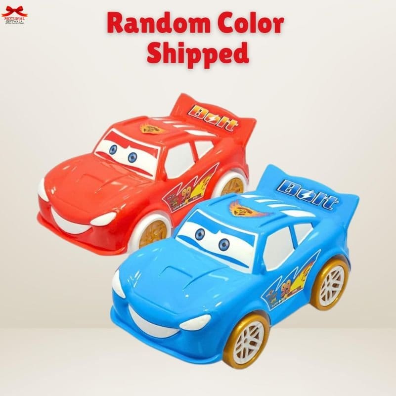 Bolt Speedster Friction Racing Car Toy Kids Colorful Cartoon Motumal-motumal