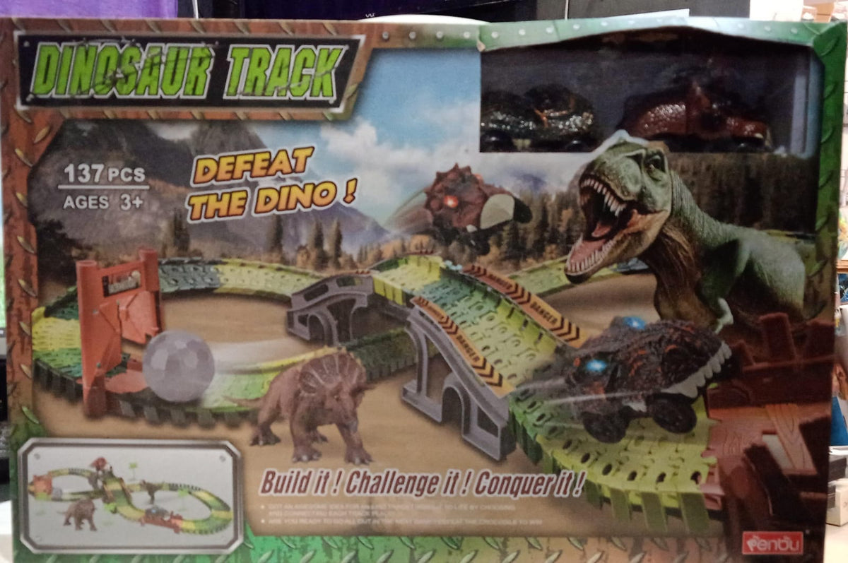 Brain Brick Railroad Dinosaur Building Blocks Toy Motumal-motumal