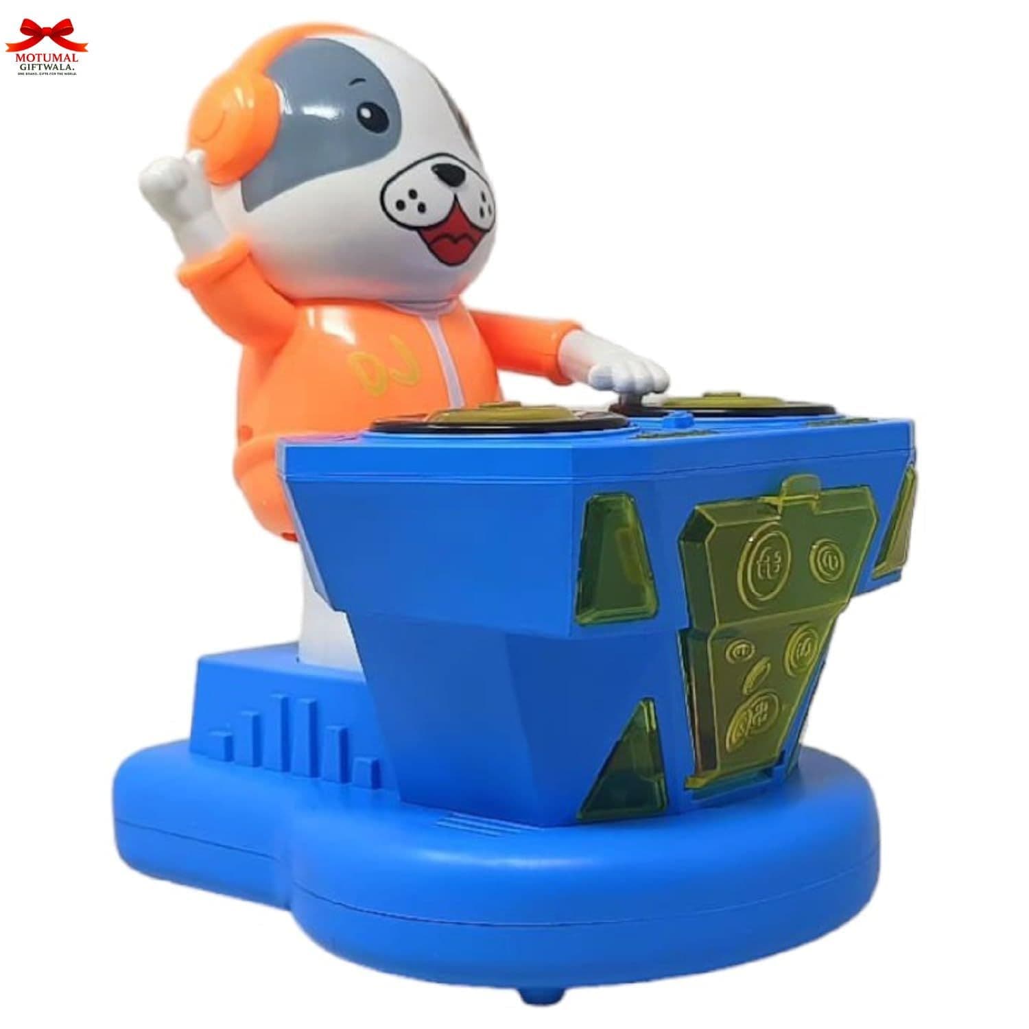 Bright DJ Music Dog Piggy Bank Toy Kids Musical Fun-motumal