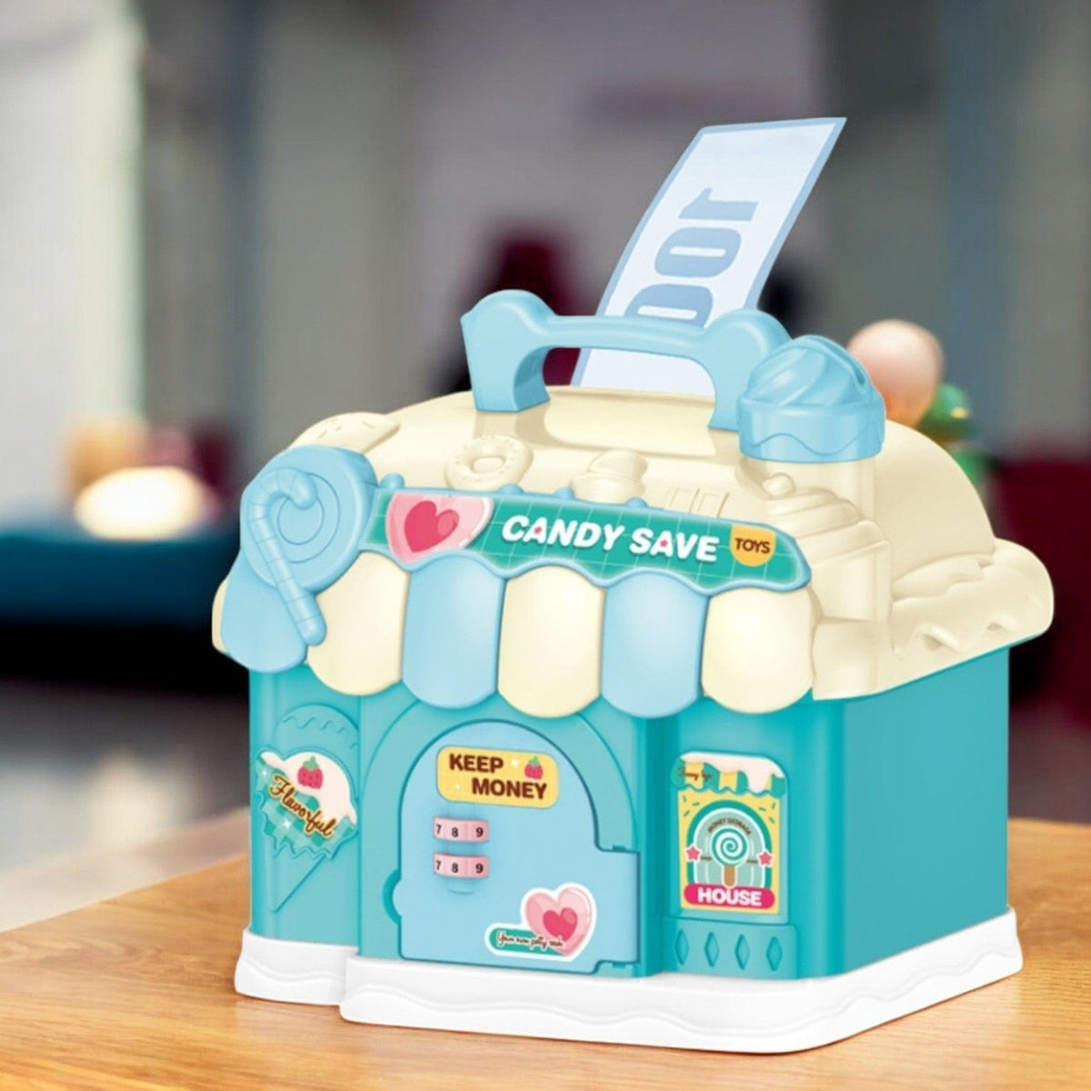 Candy Password Locked Piggy Bank Kids Savings Toy Motumal-motumal