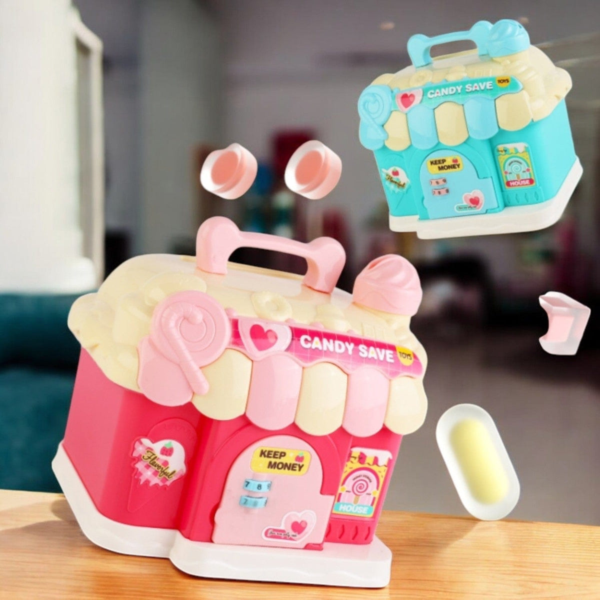 Candy Password Locked Piggy Bank Kids Savings Toy Motumal-motumal