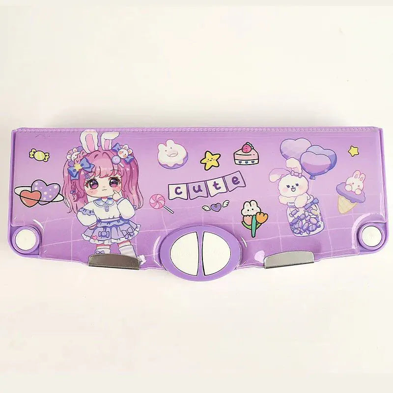 Cartoon Pencil Case Stationery Box Students School Supplies Motumal-motumal