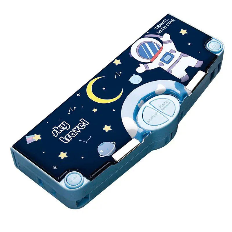 Cartoon Pencil Case Stationery Box Students School Supplies Motumal-motumal