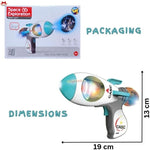 CASC Space Projection Spray Gun Toy Light Music Mist Motumal-motumal