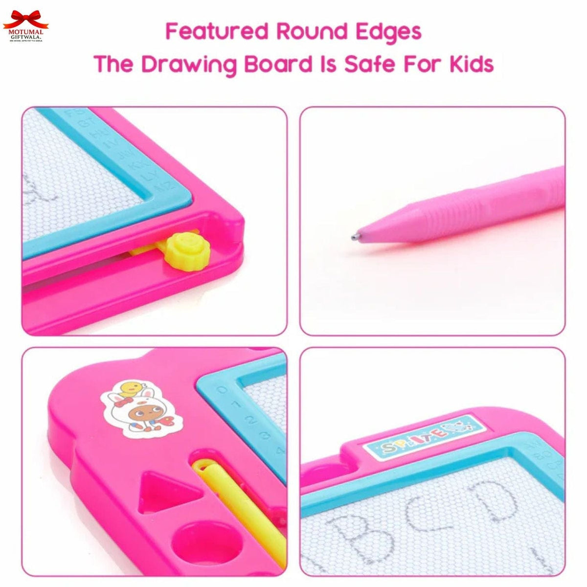 Chanak Magnetic Slate Board 2in1 Writing Drawing Toy-motumal
