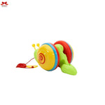 Colorful Snail Pull Along Toy Multicolor Toddlers Motumal-motumal