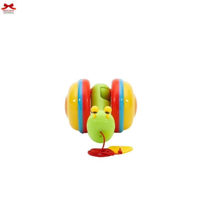 Colorful Snail Pull Along Toy Multicolor Toddlers Motumal-motumal
