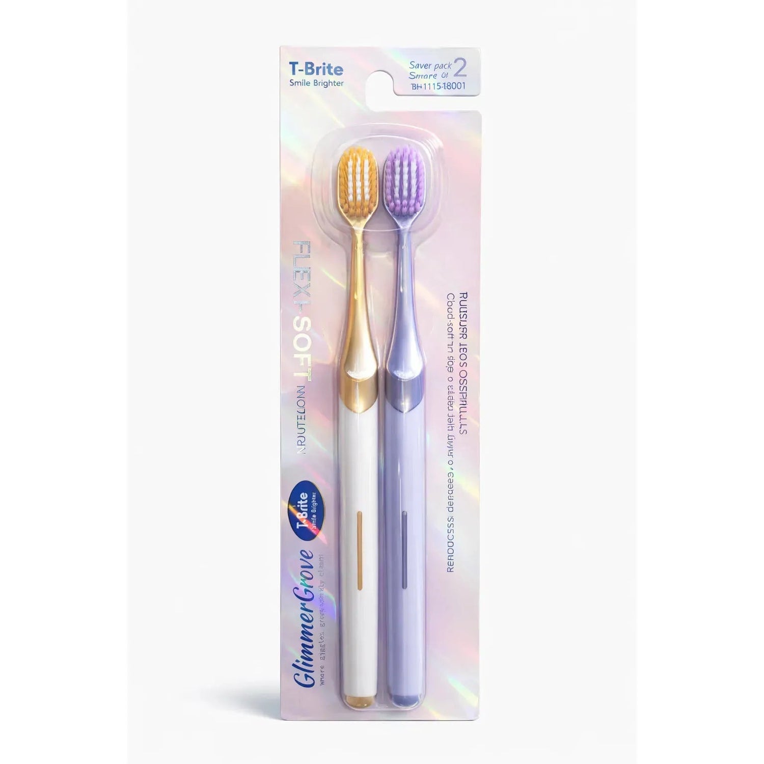 Colorful Toothbrush Saver Duo Soft Bristles Daily Use Motumal-motumal