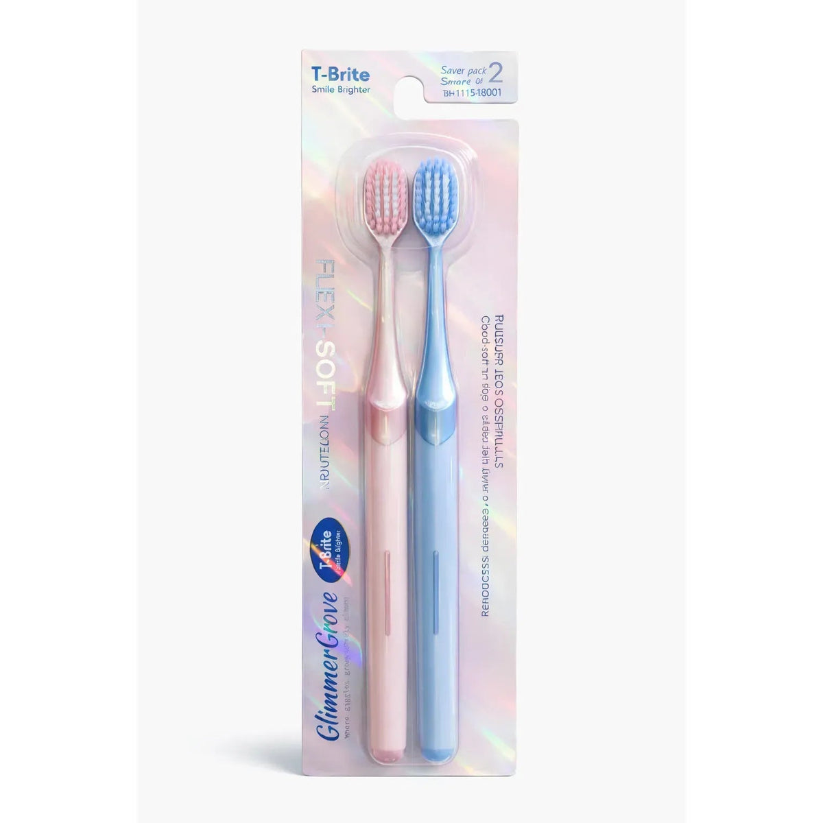 Colorful Toothbrush Saver Duo Soft Bristles Daily Use Motumal-motumal