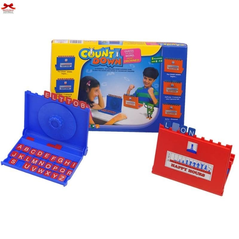 Count Down Word Guessing Educational Board Game Kids Family Motumal-motumal