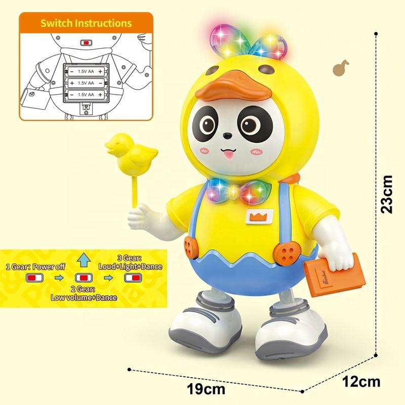Dancing Duck Music Light Interactive Educational Toy Motumal-motumal