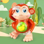 Dancing Monkey Musical Toy Lights Music 360 Degree Dance Motumal-motumal