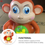 Dancing Monkey Musical Toy Lights Music 360 Degree Dance Motumal-motumal