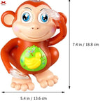Dancing Monkey Musical Toy Lights Music 360 Degree Dance Motumal-motumal