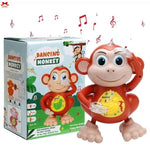 Dancing Monkey Musical Toy Lights Music 360 Degree Dance Motumal-motumal
