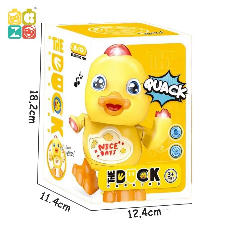 Dancing Yellow Duck Toy Music Lights Interactive Movement Motumal-motumal